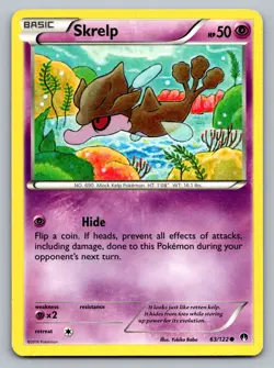 Pokemon TCG XY - BREAKpoint Skrelp 63/122 - Image 1