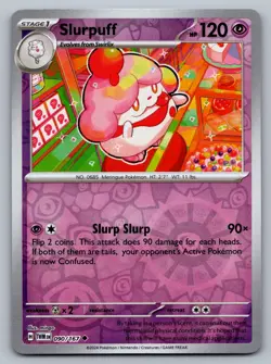 Pokemon TCG SV06: Twilight Masquerade Slurpuff 090/167 Reverse Holo - Image 1