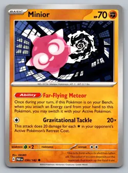 Pokemon TCG SV04: Paradox Rift Minior 099/182 - Image 1