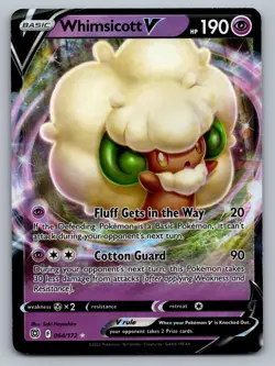 Pokemon TCG SWSH09: Brilliant Stars Whimsicott V 064/172 - Image 1