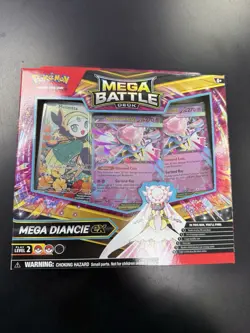 Pokemon TCG Mega Battle Deck Mega Diancie EX MELOETTA IR PROMO NEW - Image 1