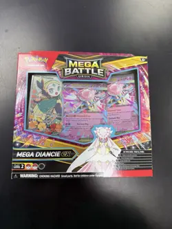 Pokemon TCG Mega Battle Deck Mega Diancie EX MELOETTA IR PROMO NEW - Image 2