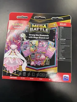 Pokemon TCG Mega Battle Deck Mega Diancie EX MELOETTA IR PROMO NEW - Image 3