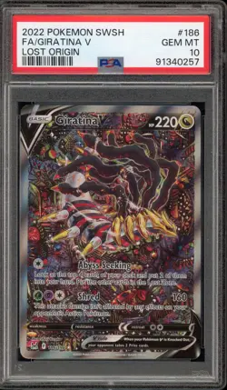 Pokemon Giratina V Lost Origin Full Alt Art #186 PSA 10 Gem Mint - Image 1