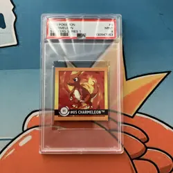 PSA 9 - 1999 Pokemon Charmeleon #5 Stickers Artbox Series 1 - Image 1