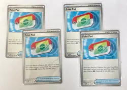 4 Pokepad 081/088 Play Set Pokemon Trainer Poke Pad Perfect Order NM - Image 1