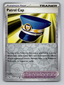 Reverse Holo Patrol Cap #191/197 Uncommon SV03: Obsidian Flames Pokemon - Image 1