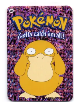 Pocket Monsters Vending Prism Sticker 054 Psyduck - Image 1