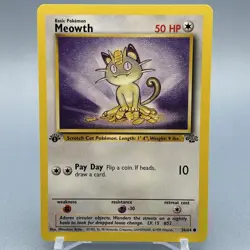 Meowth 56/64 - Jungle - 1st Edition - Pokemon TCG - Image 2