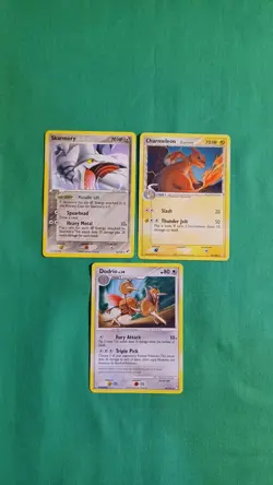 Pokemon TCG Lot Of 3 Skarmory EX Deoxys Charmeleon & Dodrio 2005 2006 & 2007 - Image 1
