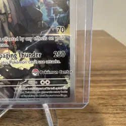 Pokemon N's Zekrom Full Art Holo Promo Pokemon Center Stamp Ascended Heroes - Image 5