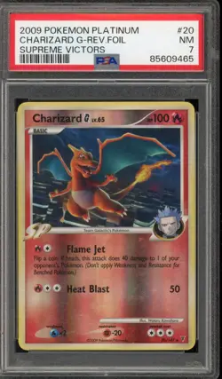 Pokemon Charizard G Supreme Victors Reverse Holo Rare #20 PSA 7 - Image 1