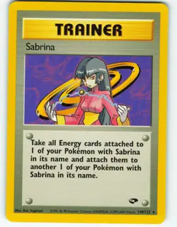 Sabrina - 110/132 Gym Challenge - Pokemon TCG - 2000 - Image 1