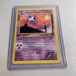 Pokemon Sabrina's Haunter 55/132 Gym Challenge First Edition - Image 1