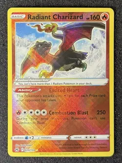 Pokemon Radiant Charizard SV: Paldean Fates Radiant Rare Holo 020/159 - Image 1
