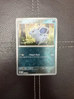 Pokemon TCG - Nidoran - 029/165 - Scarlet & Violet: 151 - NM Reverse Holo - Image 1