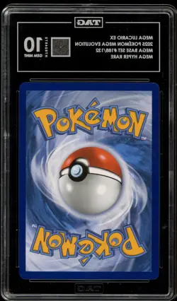 Pokemon Mega Lucario ex Mega Evolution Mega Hyper Rare #188 TAG 10 Gem Mint - Image 2