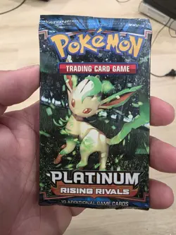 Pokemon Platinum Rising Rivals Booster Pack NEW FACTORY SEALED LEAFEON Art 2009 - Image 1