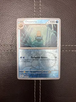 Pokemon TCG - Omanyte - 138/165 - Scarlet & Violet: 151 - NM Reverse Holo - Image 1