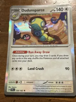 Dunsparce 129/162 NM/Mint Temporal Forces Pokemon tcg holo - Image 1