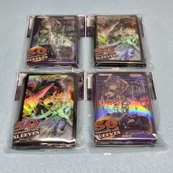 Yugioh 2x I:P Masquerena + 2x Fallen of Albaz Ecclesia Card Sleeves Set Sealed - Image 1