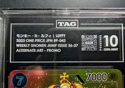 One Piece TCG | Luffy | Shonen Jump | Japan | Promo 2023 | P-043 TAG 10 - Image 3