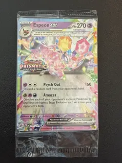 Espeon ex - (Prismatic Evolutions Stamp) 034/131 Miscellaneous Cards & Products - Image 1