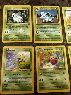 Pokemon Vintage 21 Card Lot - 1999 Jungle Unlimited English Pikachu & others - Image 3