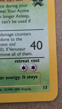 Pokemon Card Venusaur Holo (Black Star Promo Set) #13 - Image 4