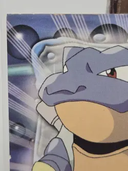 Blastoise #09 - NON-HOLO - SERIES 1 - TOPPS Pokemon Card Blue logo MP - Image 2