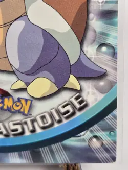 Blastoise #09 - NON-HOLO - SERIES 1 - TOPPS Pokemon Card Blue logo MP - Image 4