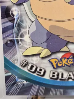Blastoise #09 - NON-HOLO - SERIES 1 - TOPPS Pokemon Card Blue logo MP - Image 5