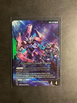 GUNDAM CARD GAME GD04-021 R+ GUNDAM LFRITH THRONE -PHANTOM ARIA NM - Image 1
