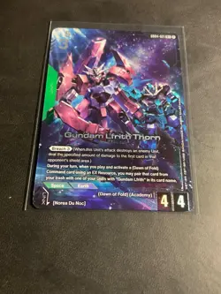 GUNDAM CARD GAME GD04-021 R+ GUNDAM LFRITH THRONE -PHANTOM ARIA NM - Image 2