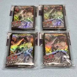 Yugioh Fallen of Albaz Ecclesia Bundle 200ct Card Sleeves (4 Packs) Set Sealed - Image 1