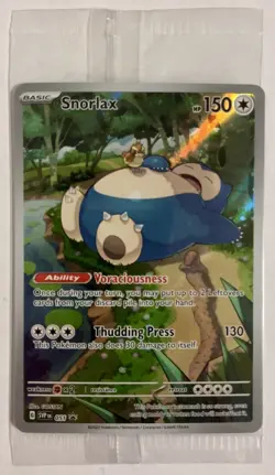 Sealed Pokemon TCG Snorlax O51 Scarlet & Violet Black Star Promo Card - Image 1