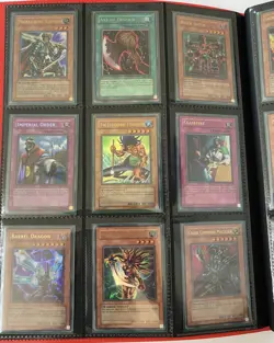 Yugioh Binder Collection Many Rarities Blue Eyes White Dragon Cards - Image 2