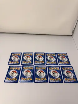 1999 Vintage Pokemon 10 Card Lot Ivysaur Vulpix Weezing Pidgey - Image 5