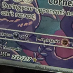 Hop's Trevenant 237/217 ASC EN Stage 1 140 HP Plant Ghost Pokemon Card - Image 2
