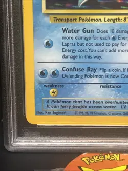PSA 7 Near Mint - Lapras 10/62 (Fossil) Holo Rare Pokemon Card 👀 Pokemon WOTC - Image 4