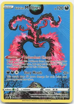 Galarian Moltres Promo SWSH: Sword & Shield Promo Cards SWSD Darkness Holo SWSH2 - Image 1