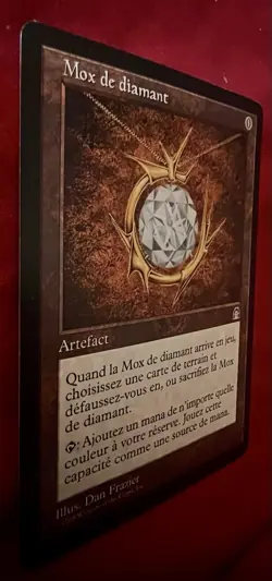 Mox Diamond – Stronghold – MTG Magic card – LP – 1998 - French – Reserved List - Image 1