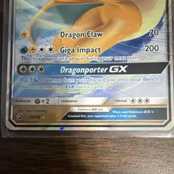 Dragonite GX 37/70 Dragon Majesty Ultra Rare Holo 250 HP Pokemon TCG Card - Image 4