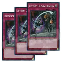 Yugioh Different Dimension Capsule x 3 - 1st Edition Super Rare NM - Free Holo - Image 1