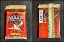 4th EDITION Factory Sealed Booster Pack MTG Magic The Gathering - Image 1