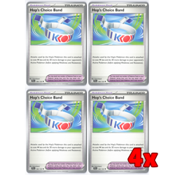 Pokemon TCG 4x Hop's Choice Band 148/159 Journey Together Playset NM - Image 1