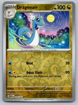 Dragonair 148/165 Uncommon 151 Pokemon Reverse Holo Near Mint - Image 1