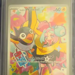 Pokemon Iono's Kilowattrel Stage 1 Card 120 HP Mach Bolt Holo Rare 163/159 - Image 1