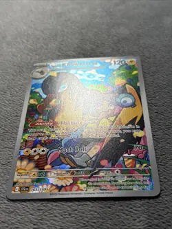 Iono’s Kilowattrel 163/159 Illustration Rare Full Art Holo Pokemon Card NM - Image 2