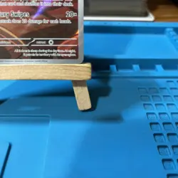 Team Rocket's Meowth 203/182 Illustration Rare Destined Rivals Pokemon - Image 3